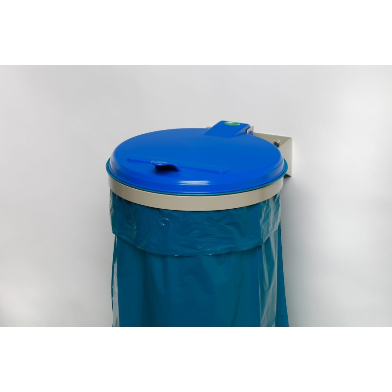 Secolan Sac poubelle, bleu/noir, 120 litres